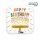Happy Birthday Cake Candles fólia lufi 46 cm