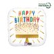 Happy Birthday Cake Candles fólia lufi 46 cm