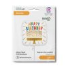 Happy Birthday Cake Candles fólia lufi 46 cm