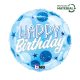 Happy Birthday Blue Spark fólia lufi 46 cm