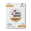 Happy Birthday Flamingo fólia lufi 46 cm