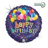 Happy Birthday Bunch Of Balloons Holo fólia lufi 46 cm
