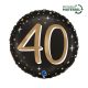 Happy Birthday 40 Sparkling fólia lufi 46 cm