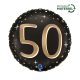 Happy Birthday 50 Sparkling fólia lufi 46 cm