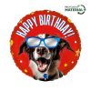 Happy Birthday Cool Doggy fólia lufi 46 cm