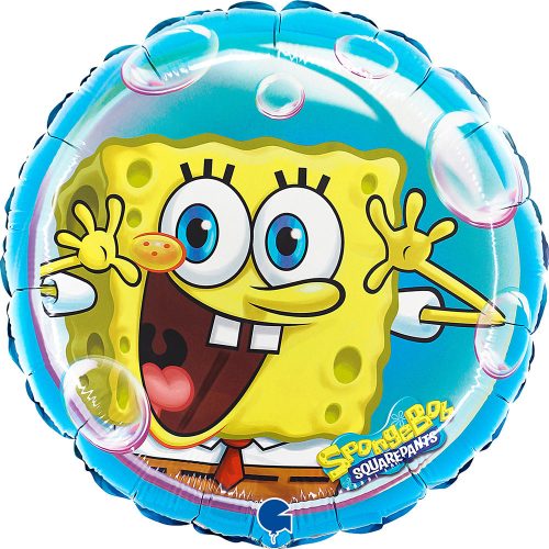 SpongyaBob Bubbles fólia lufi 46 cm