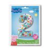 Peppa malac Blue 2-es szám fólia lufi 66 cm