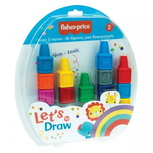 Fisher-Price Let's Draw zsírkréta 13 db-os