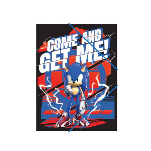 Sonic a sündisznó Get Me A/4 gumis mappa