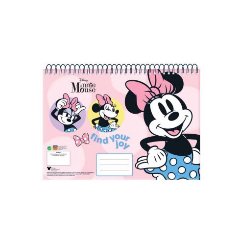 Disney Minnie Joy A/4 spirál vázlatfüzet 30 lapos