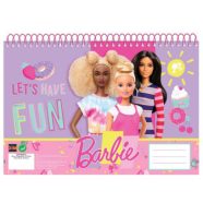 Barbie Happy Thoughts A/4 spirál vázlatfüzet, 30 lapos