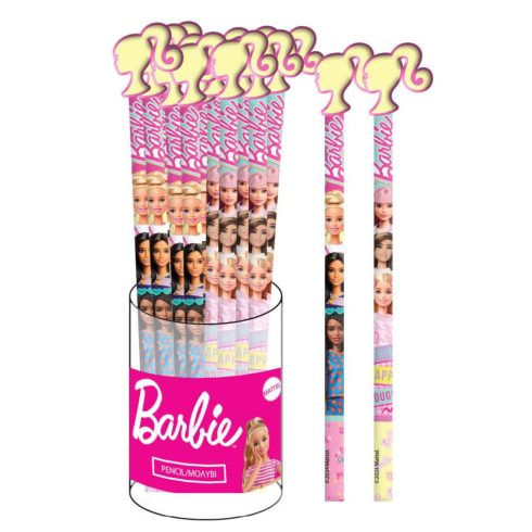 Barbie Happy Thoughts HB grafit ceruza forma radír véggel