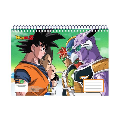 Dragon Ball Namek A/4 spirál vázlatfüzet, 30 lapos