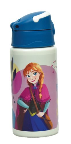 Disney Jégvarázs Together alumínium szívószálas kulacs akasztóval 500 ml