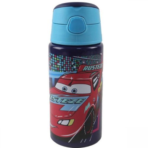 Disney Verdák RPM alumínium szívószálas kulacs akasztóval 500 ml