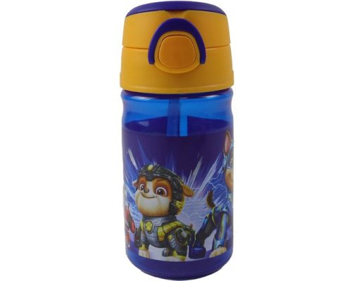 Mancs Őrjárat Power Up műanyag szívószálas kulacs akasztóval 350 ml