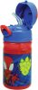 Pókember Spidey Dino Webs műanyag szívószálas kulacs akasztóval 350 ml