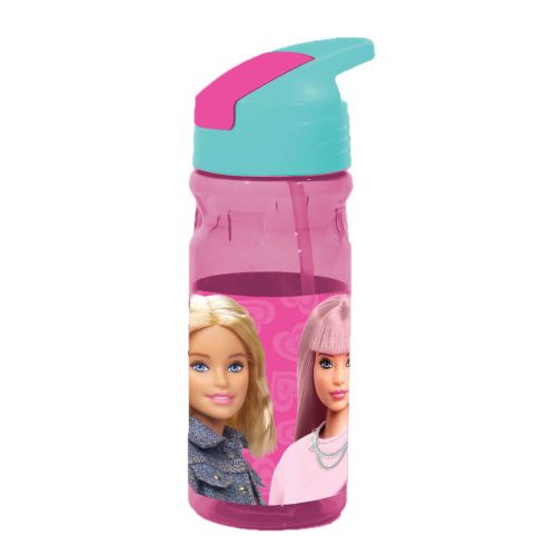 Barbie Love műanyag szívószálas kulacs 500 ml
