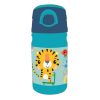 Fisher-Price Animals Tyger műanyag szívószálas kulacs akasztóval 350 ml