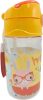 Fisher-Price Animals Hello műanyag szívószálas kulacs akasztóval 350 ml