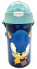 Sonic a sündisznó Speed műanyag szívószálas kulacs akasztóval 500 ml