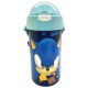 Sonic a sündisznó Speed műanyag szívószálas kulacs akasztóval 500 ml