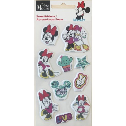 Disney Minnie Smiles pufi szivacs matrica szett