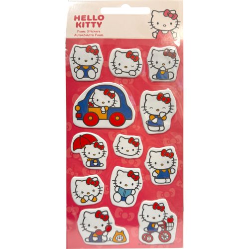 Hello Kitty pufi szivacs matrica szett
