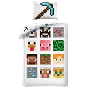 Minecraft ágyneműhuzat 140×200cm, 70×90 cm