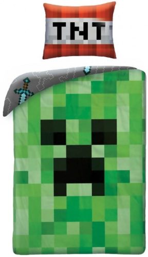 Minecraft ágyneműhuzat 140×200cm, 70×90 cm.Új
