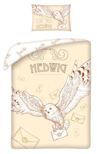 Harry Potter Hedwig gyerek, ovis ágyneműhuzat 100x135 cm, 40x60 cm