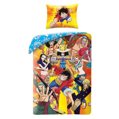 One Piece Fight ágyneműhuzat 140×200cm. 70×90 cm microfibre