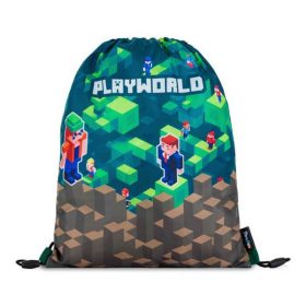 PlayWorld tornazsák - barna/zöld - OXY BAG