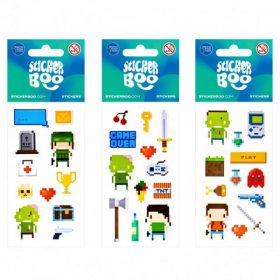 PIXEL Gamer matrica csomag - többféle