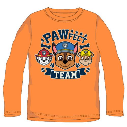 Mancs Őrjárat Pawfect Orange gyerek hosszú póló, felső 7 év / 122 cm