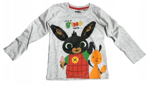 Bing Thing Grey gyerek hosszú ujjú póló 3 év / 98 cm