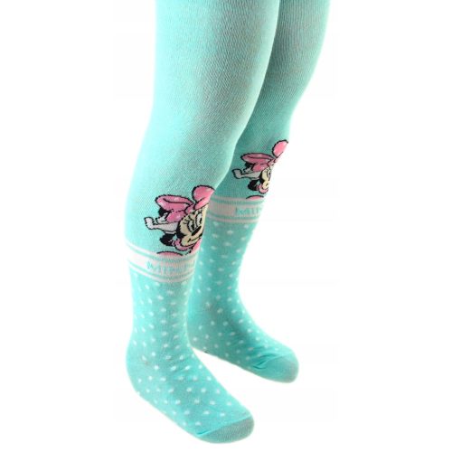 Disney Minnie Dots Green gyerek harisnya 4 - 5 év / 104 - 110 cm