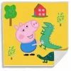Peppa malac Dino Mágikus Kéztörlő arctörlő, törölköző 30x30cm