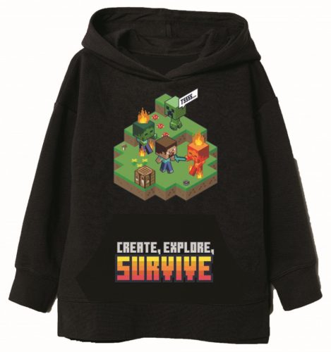 Minecraft Survive gyerek pulóver 6 év / 116 cm