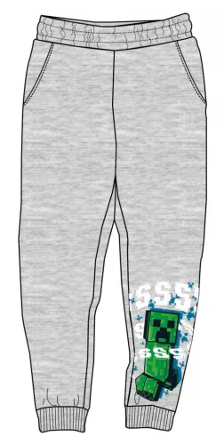 Minecraft Grey gyerek hosszú nadrág, jogging alsó 12 év / 152 cm