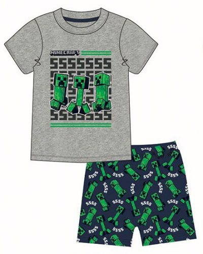 Minecraft Creeper Dreams gyerek rövid pizsama 6 év / 116 cm