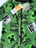 Minecraft Emerald gyerek hosszú pizsama, overál 5 - 6 év / 110 - 116 cm