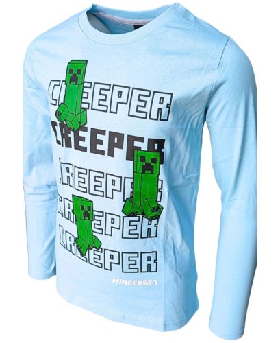 Minecraft Creeper gyerek hosszú ujjú póló, felső 6 év / 116 cm