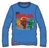 Lego Ninjago Be Ninja Blue gyerek hosszú ujjú póló, felső 5 év / 110 cm