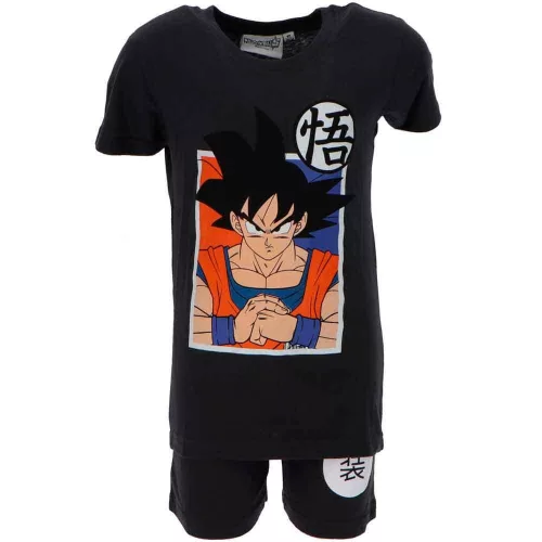 Dragon Ball Saiyan Black gyerek rövid pizsama 7 év / 122 cm