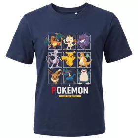   Pokémon Fun Squad Blue gyerek rövid póló, felső 4 év / 104 cm