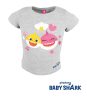 Baby Shark Fun Grey gyerek rövid póló, felső 2 év / 92 cm