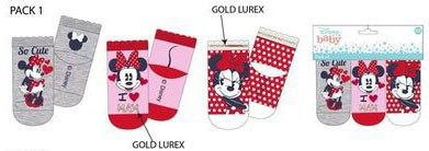 Disney Minnie Love Mam baba zokni 6/12 hó