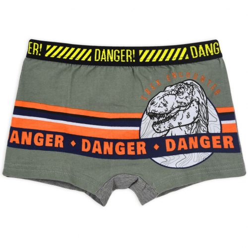 Jurassic World Danger Green gyerek boxeralsó 2 darab/csomag 4 - 5 év / 104 - 110 cm