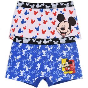   Disney Mickey Blue gyerek boxeralsó 2 darab/csomag 6 - 8 év / 116 - 128 cm